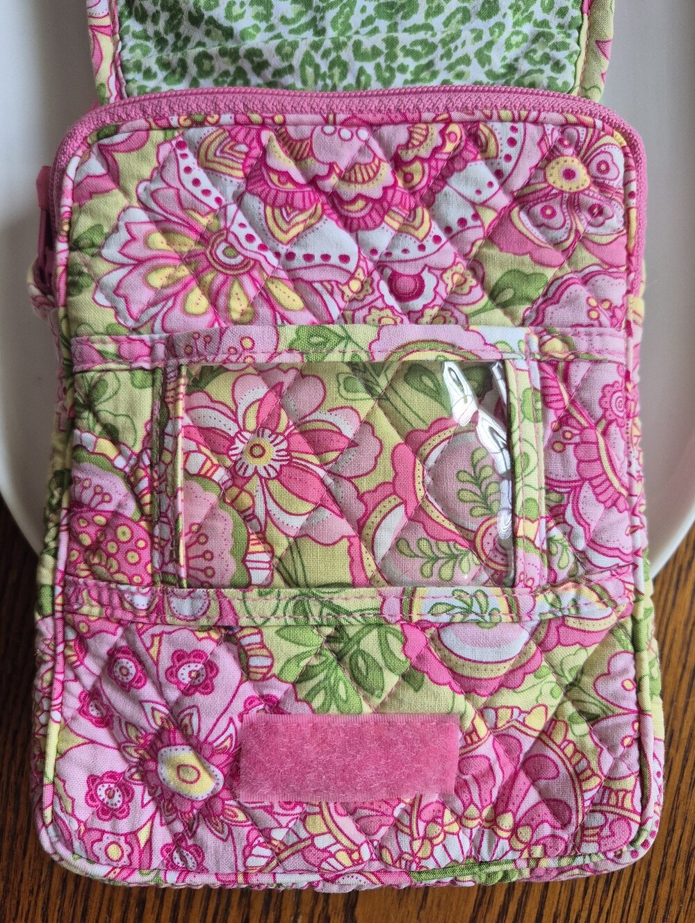 Vera Bradley Petal Pink Crossbody Purse (2006) - Picture 8 of 12